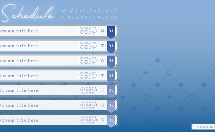 Schedule