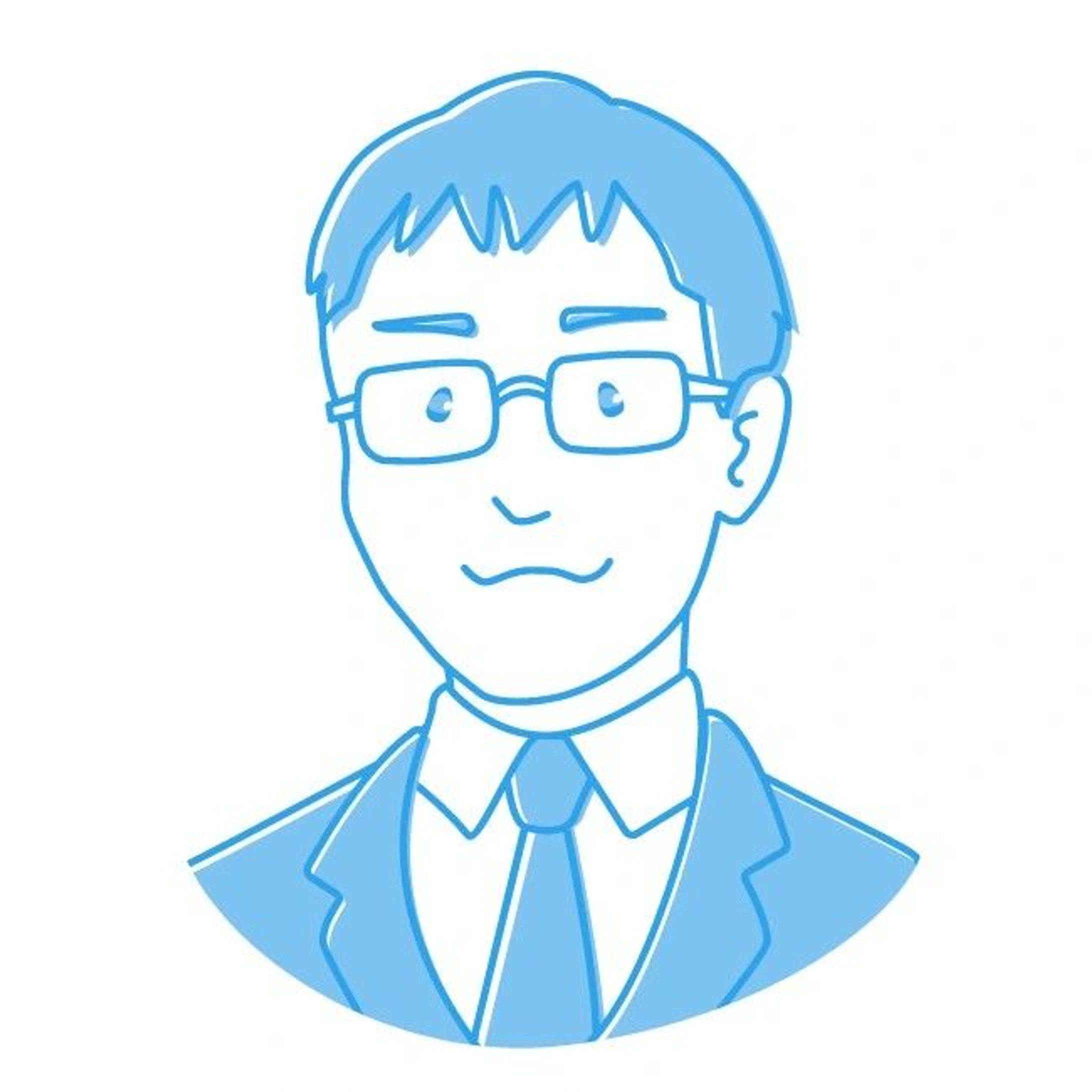 【有償】名刺用の似顔絵作成-1