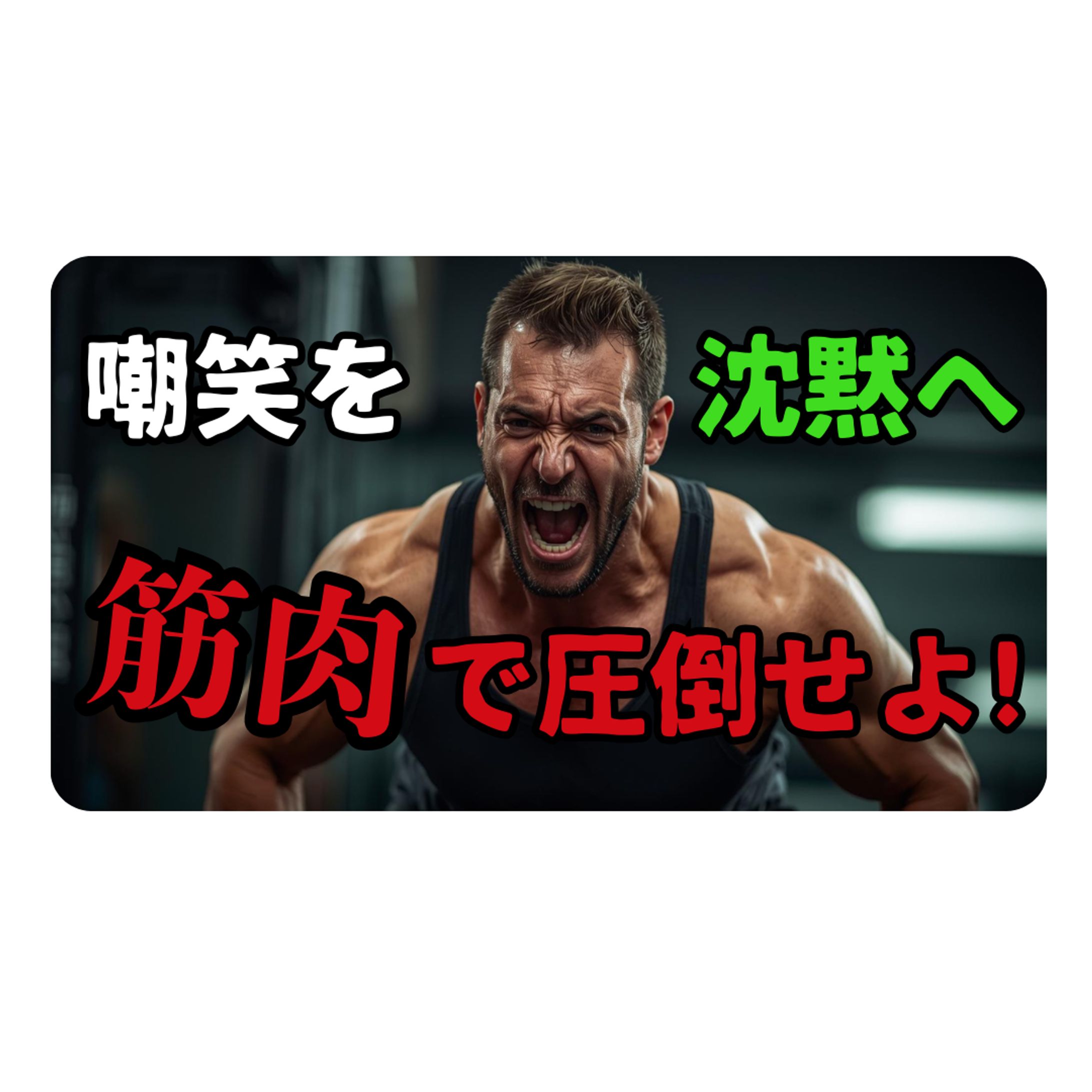 嘲笑を沈黙へ─筋肉で圧倒せよ 　サムネイル-1