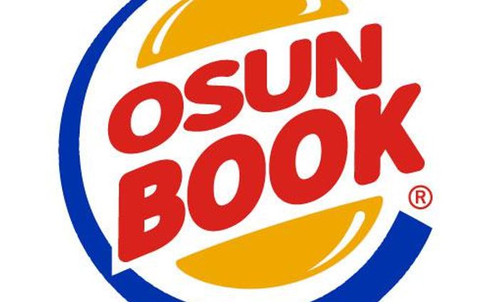 OsunBook burger king　ロゴデザイン