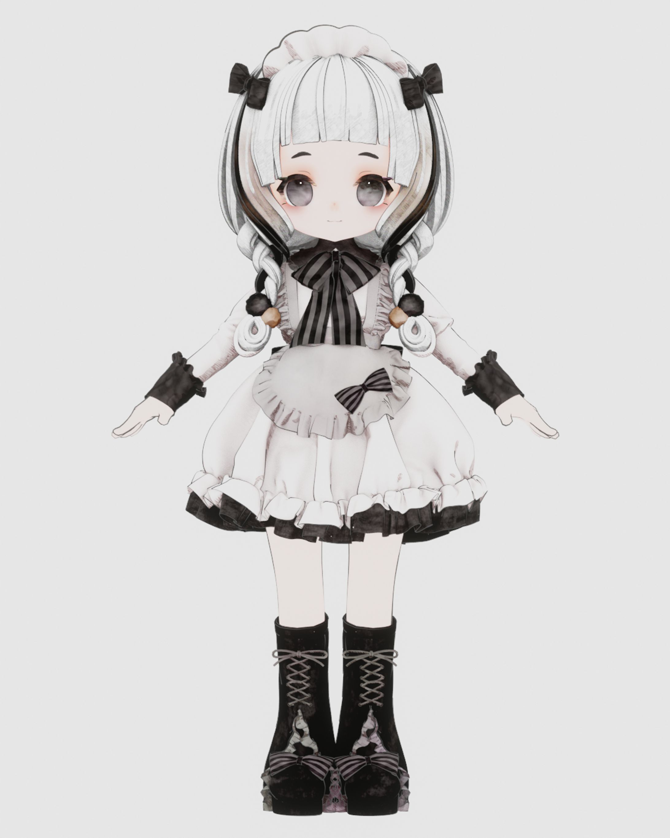 シマエナガメイド-1