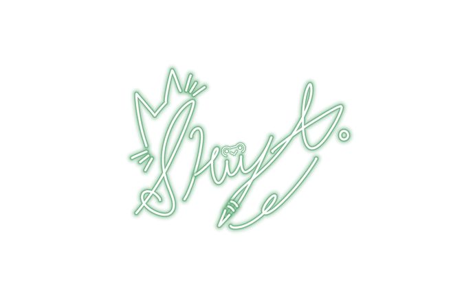 【サイン】緑月 シイヤ。