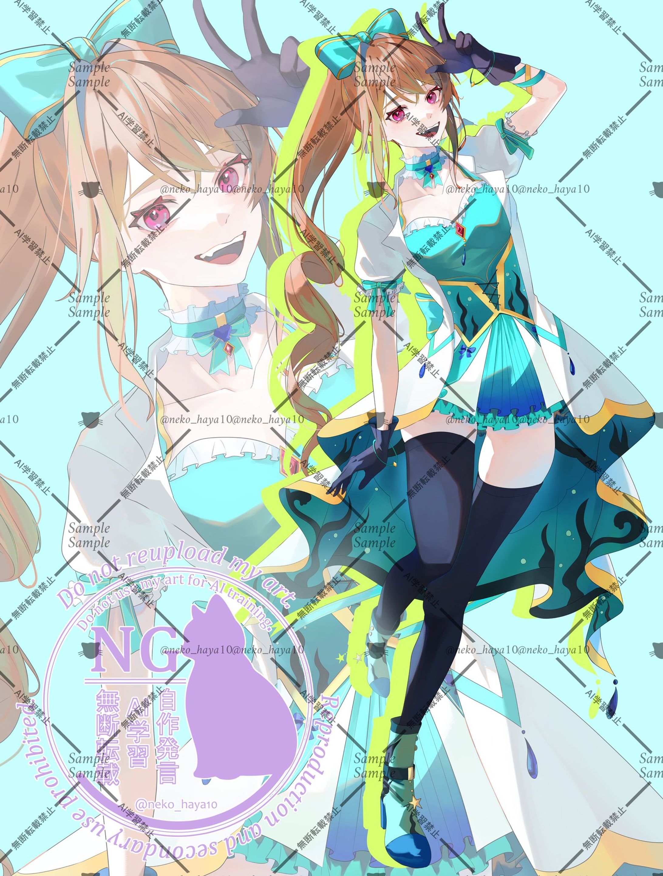 【立ち絵キービジュアル】海ノ娘もずこ様ご依頼-1