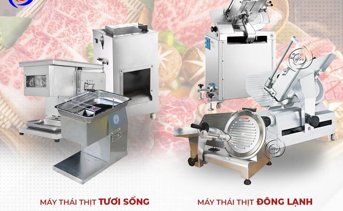 Máy thái thịt - trợ thủ cho nhà hàng quán ăn 