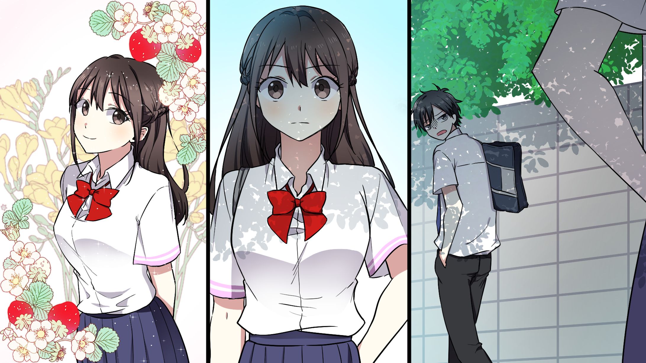 【漫画動画】学園のマドンナを海で転ばせたらキレられた。責任を取らされるらしいが…なぜか嫌われていない。美女「私、着替え持ってないよ？」俺「ごめん…大丈夫…ではないよな。」【胸キュン漫画】【恋愛漫画】-1
