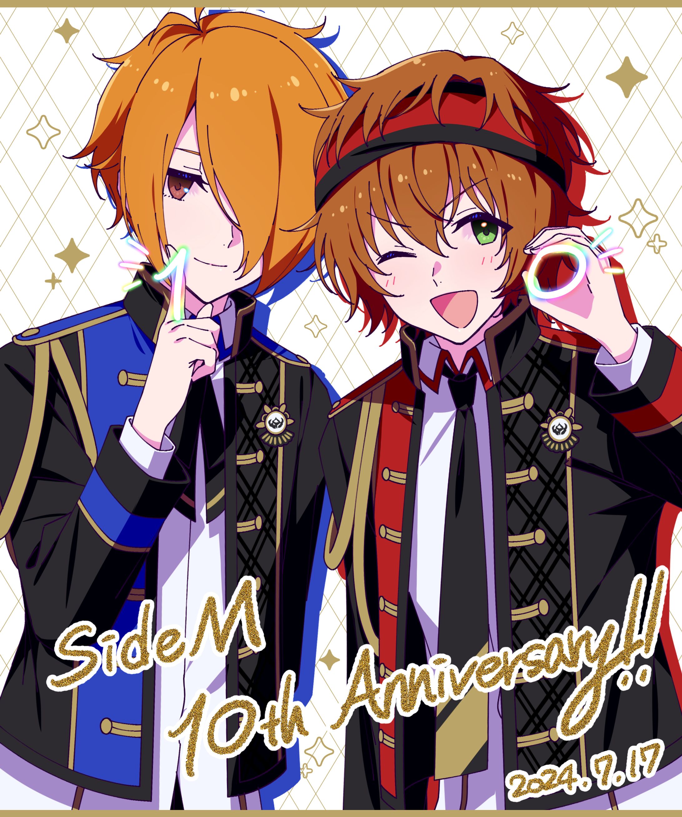 SideM10周年お祝いイラスト-1