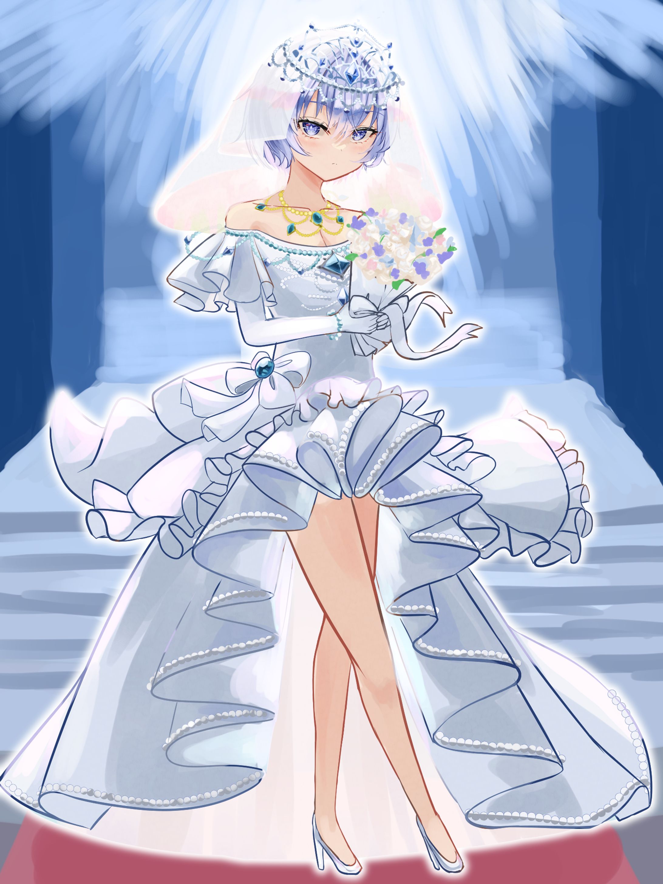 イクシラちゃん　花嫁衣装（妄想）-1