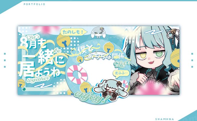 結稀 れい様 アイコンリングとIRIAMヘッダー