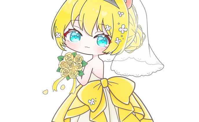 【橙梨タルト様】6月の花嫁量産ミニキャラ2023