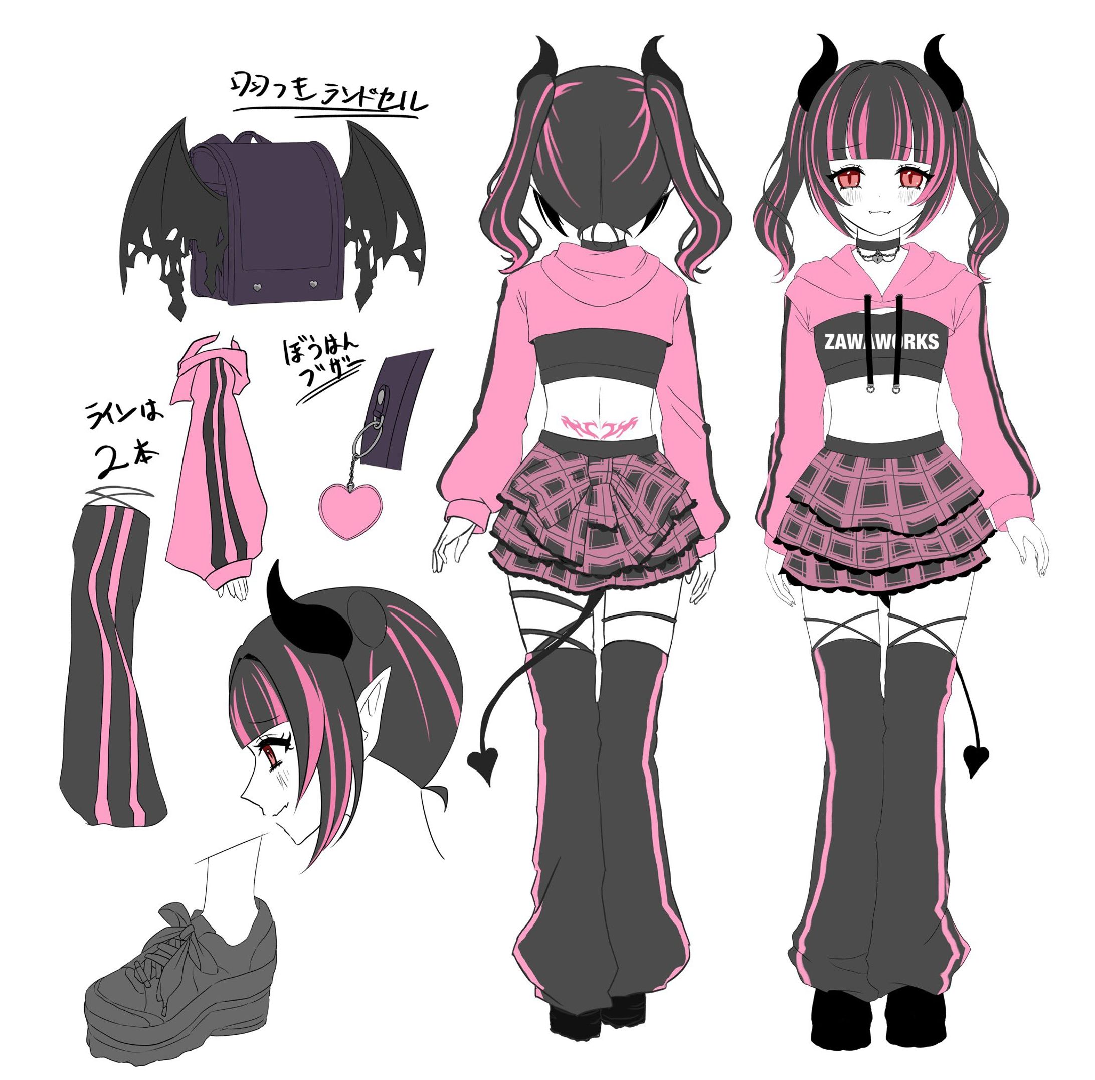 ZAWAWORKS様キャラデザ-1