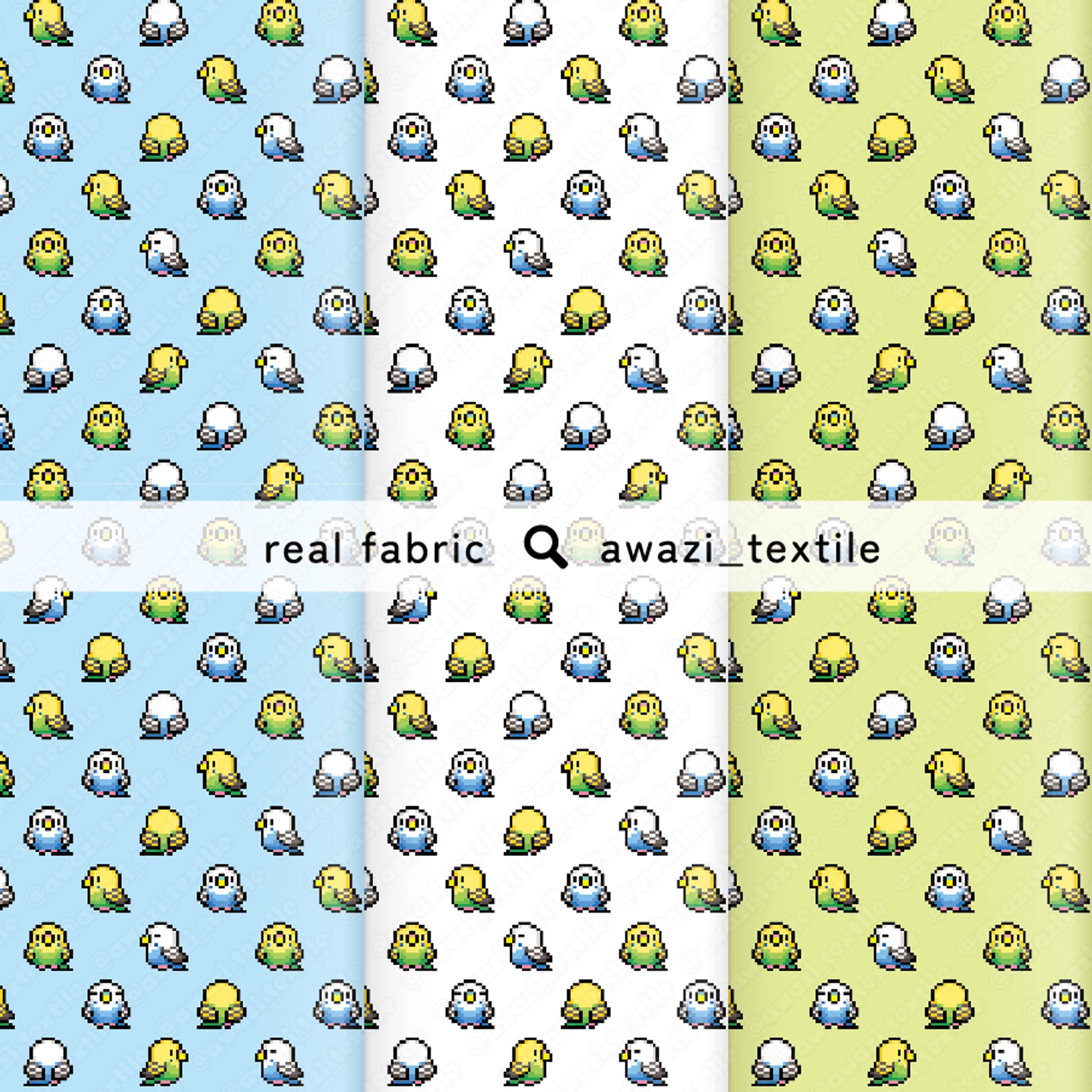 セキセイインコのドット絵-1