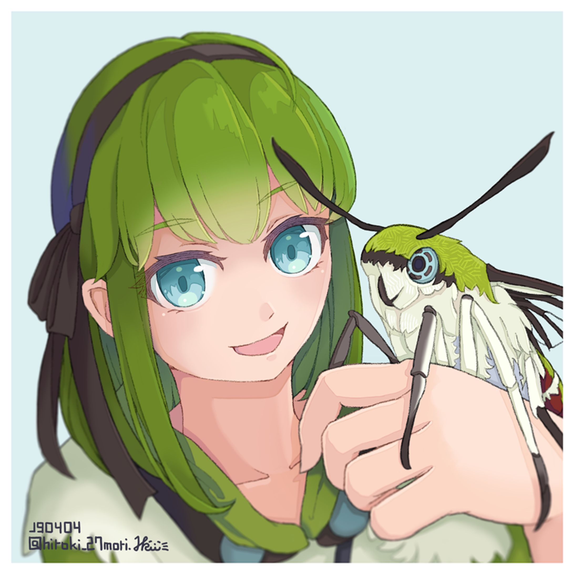 オオスカシバと自撮り！-1