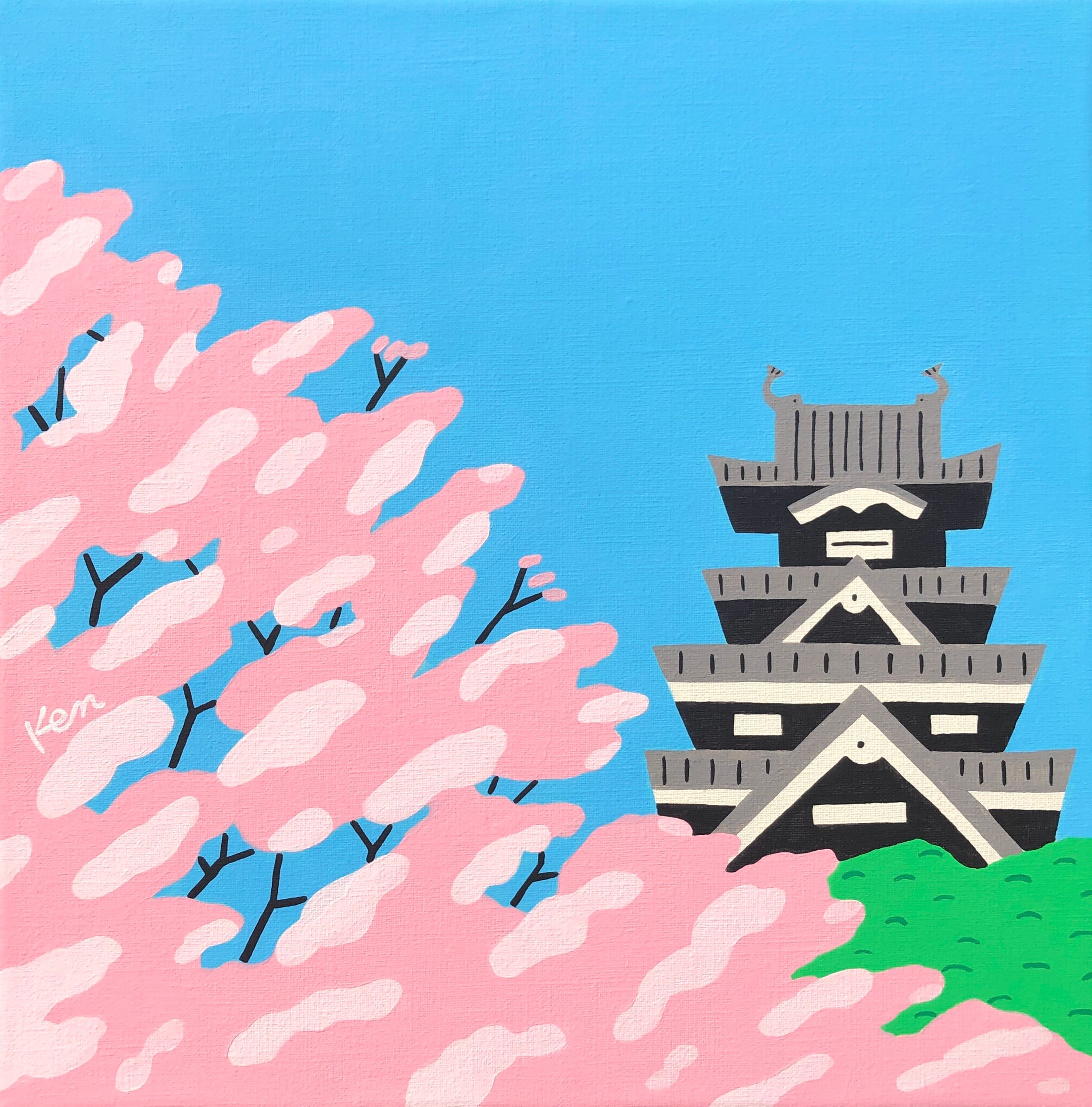 POPイラスト『風景』-1