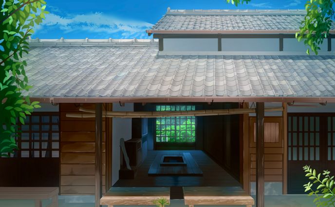 sketch 和風建築