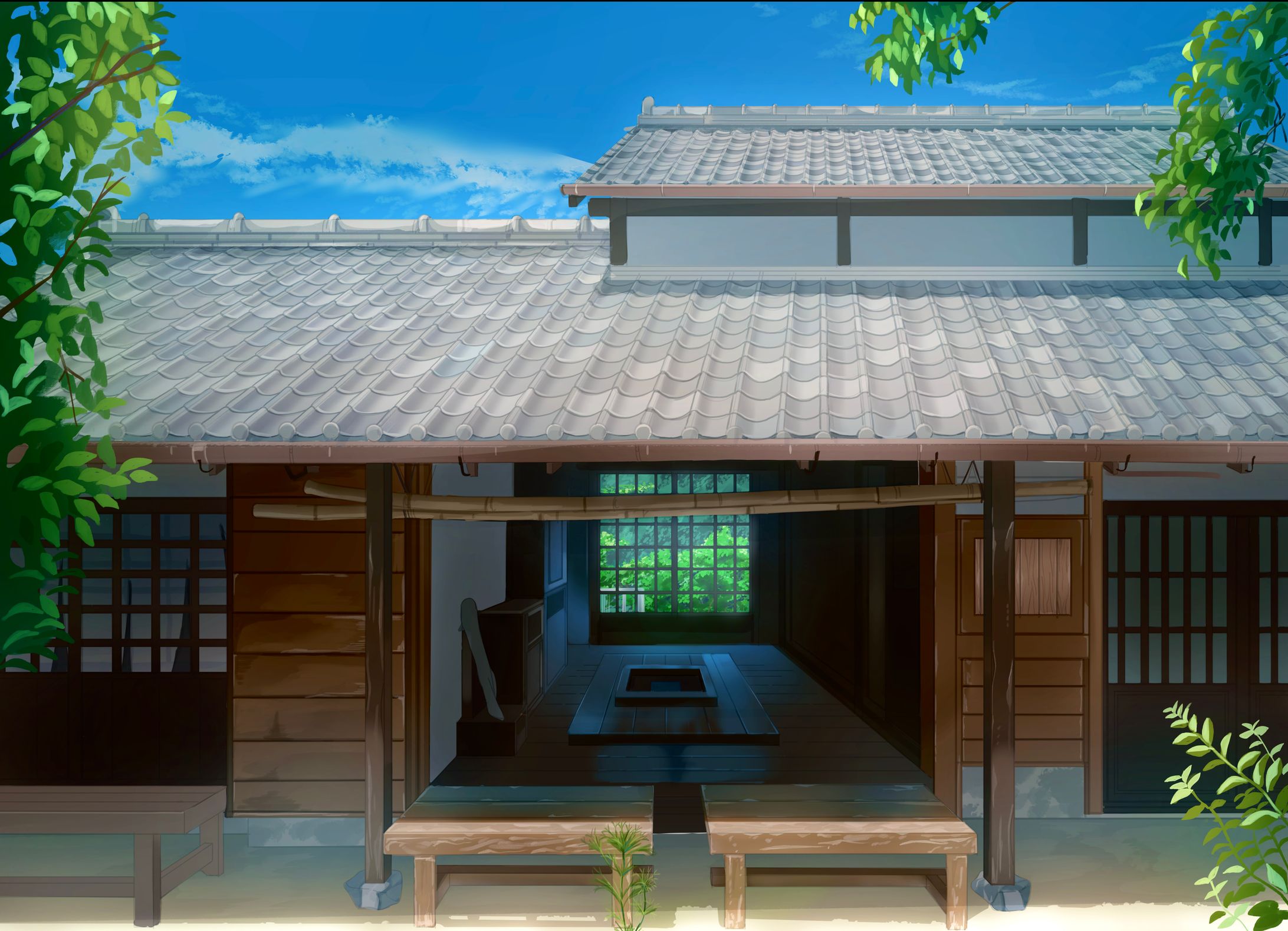 sketch 和風建築-1