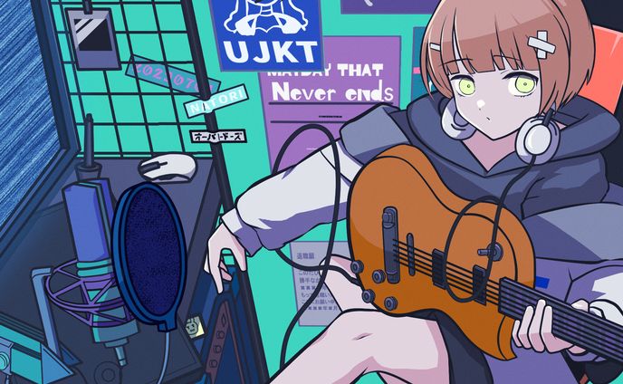 Overdose/歌ってみたイラスト