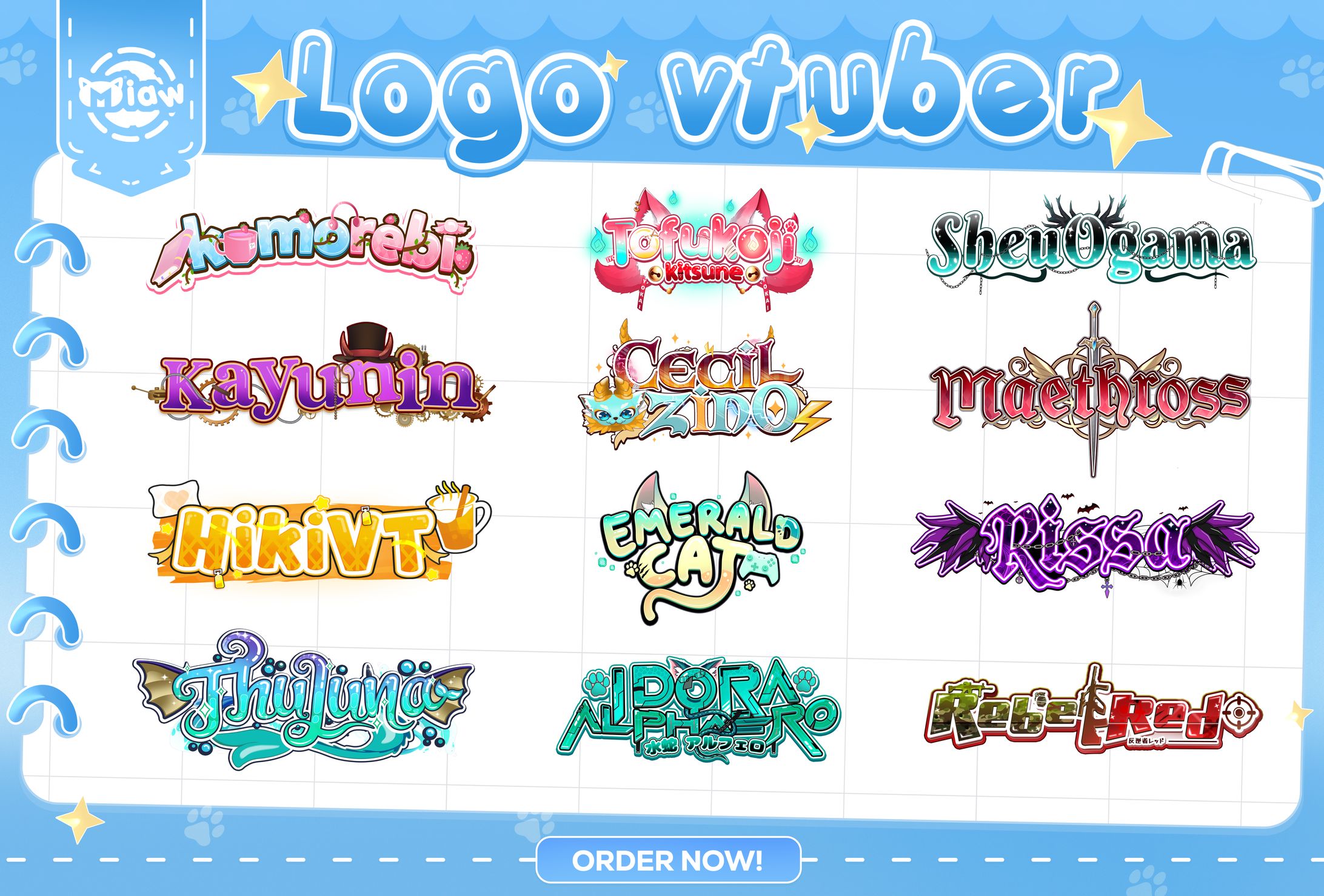 Vtuber Logo Commission Work-1