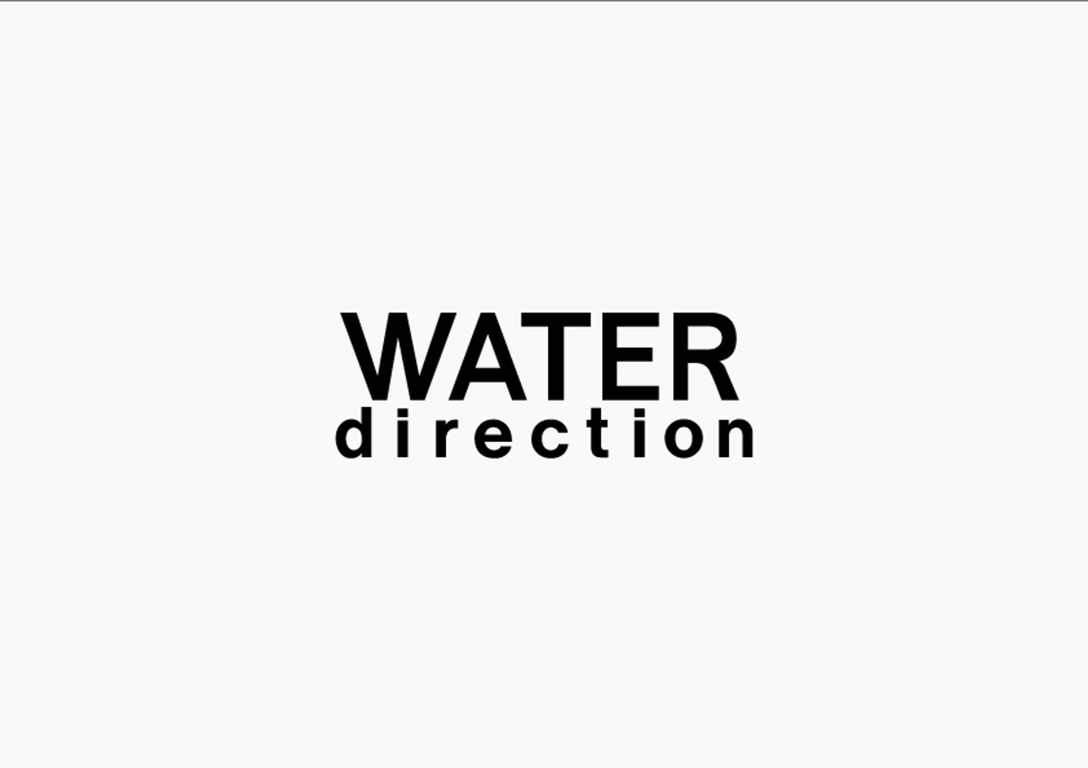 WATER direction-1