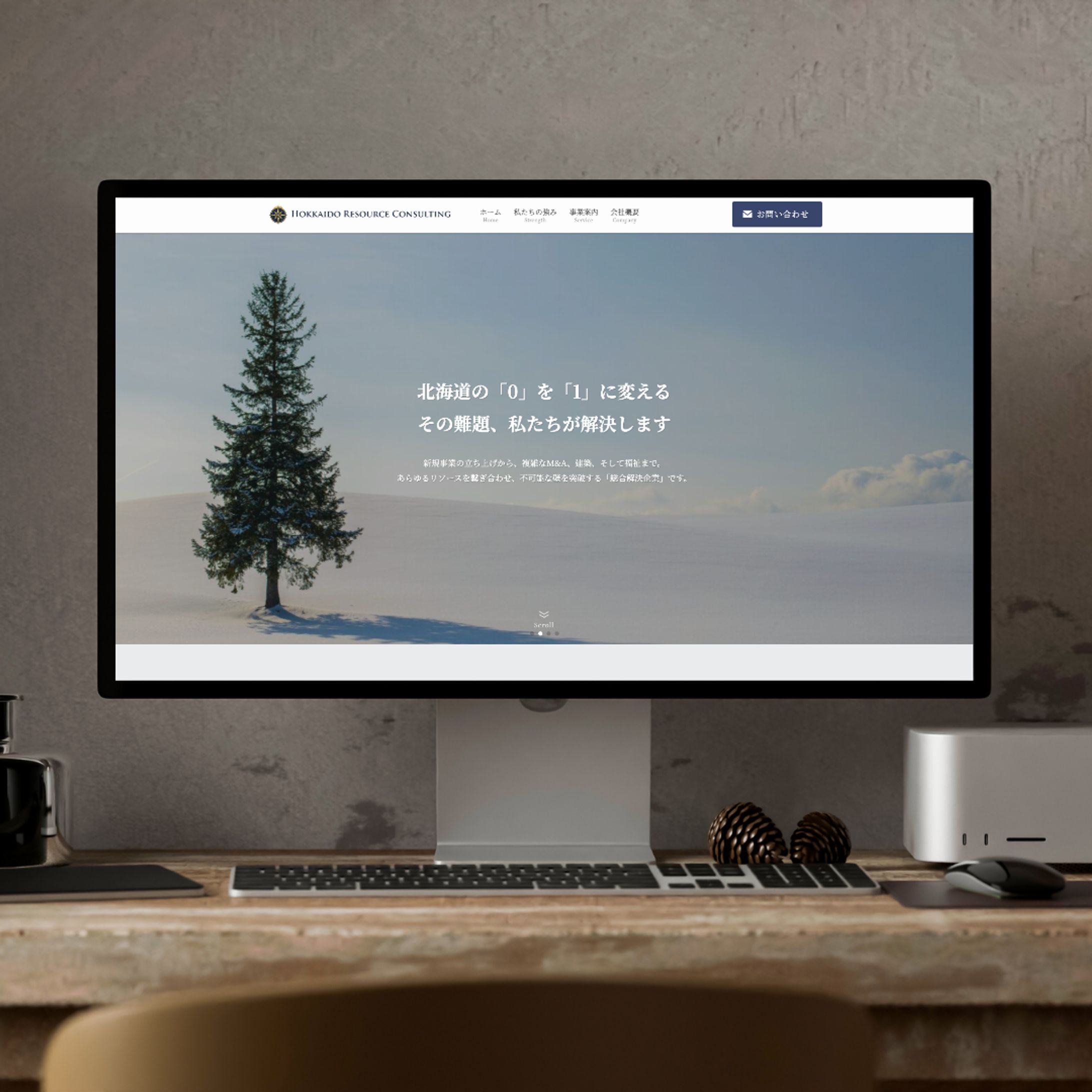 北海道コンサルティング会社のホームページ制作-1