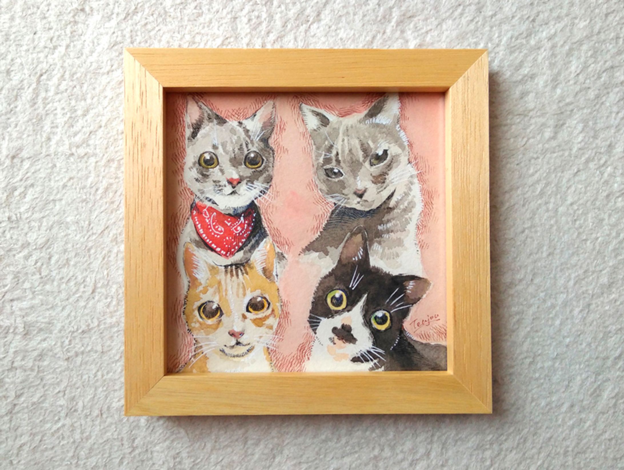 ねこちゃんの似顔絵-1