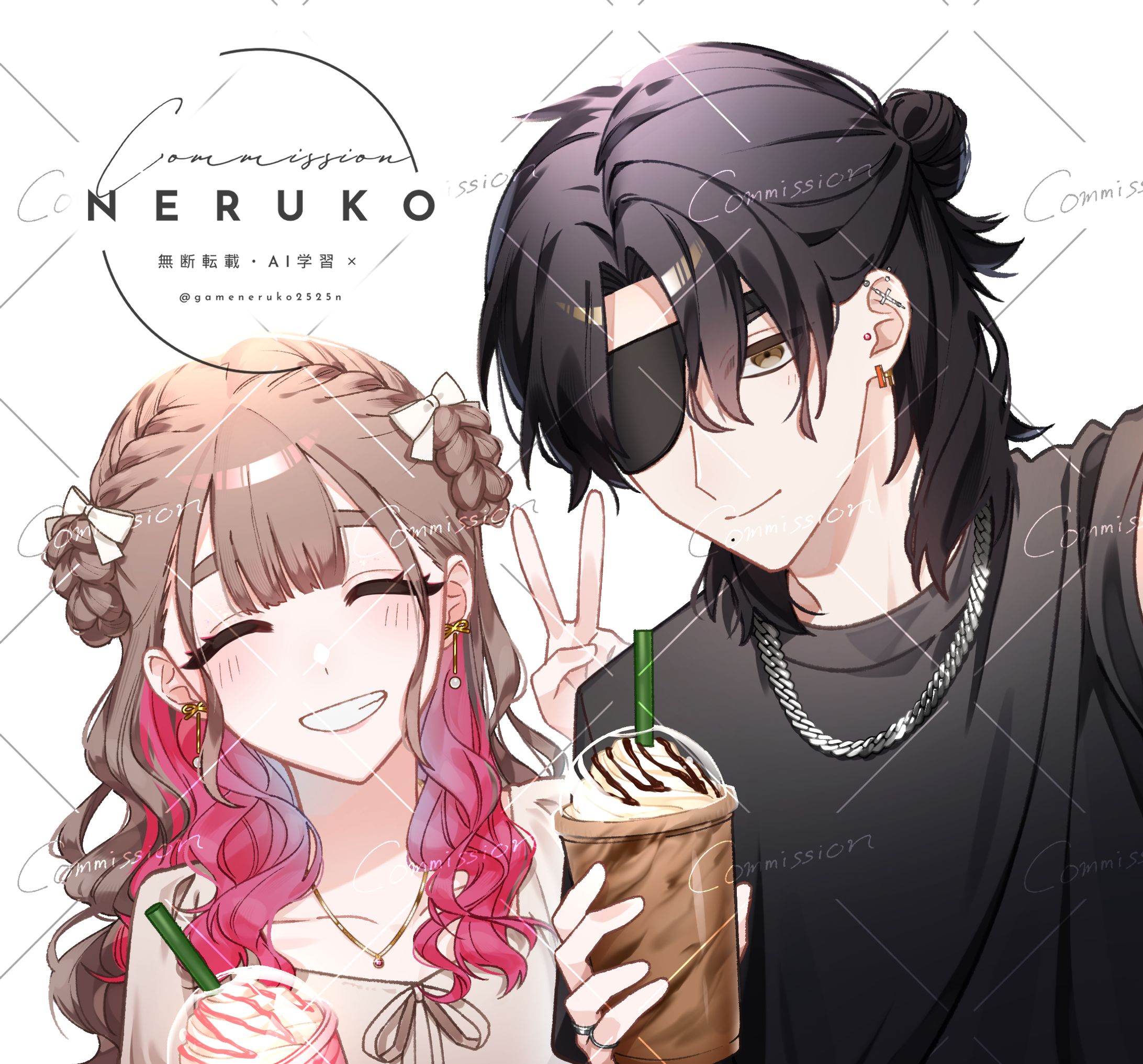 グッズ用イラスト｜おにくおいしい様ご依頼-1