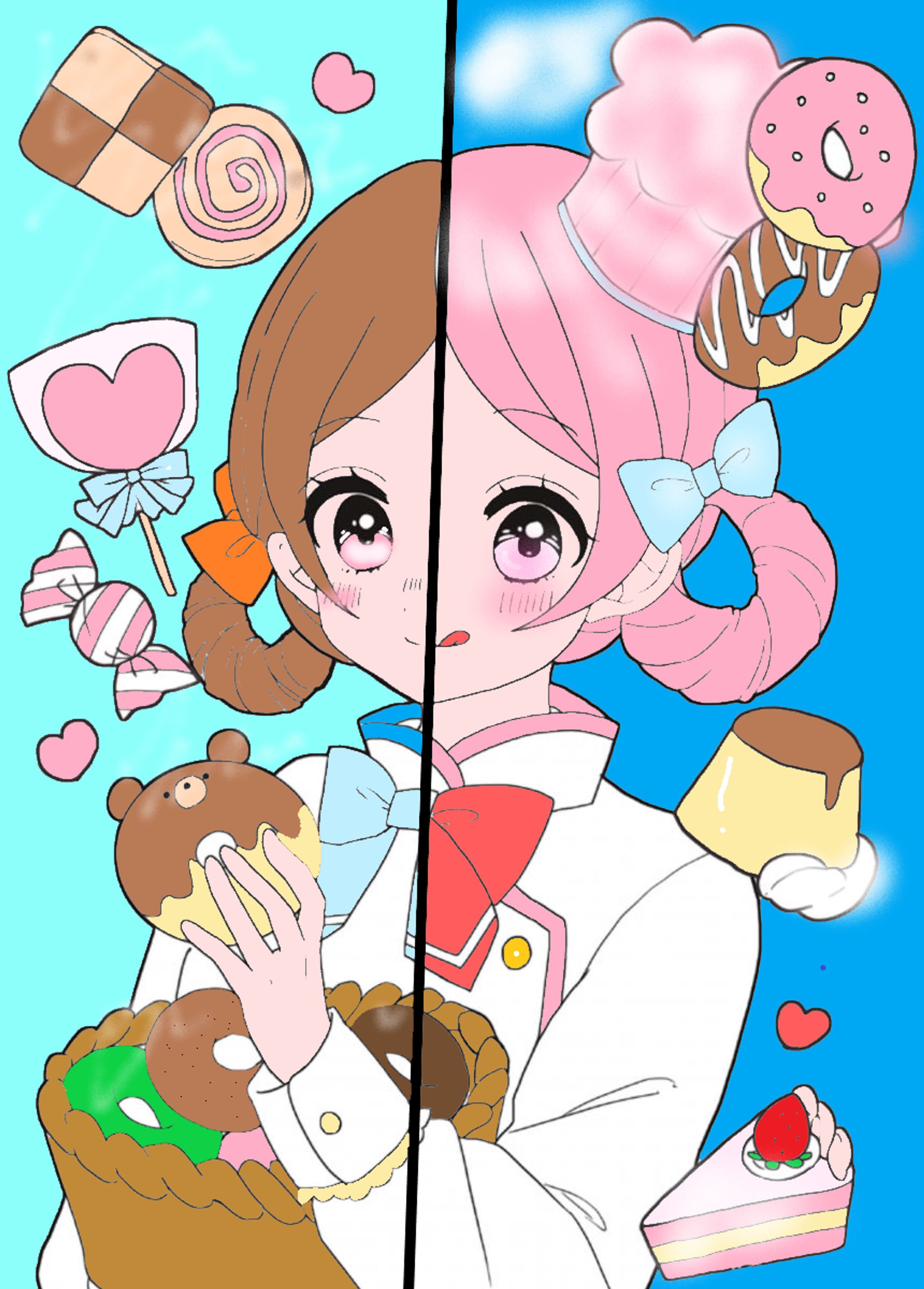 女の子３二人-1