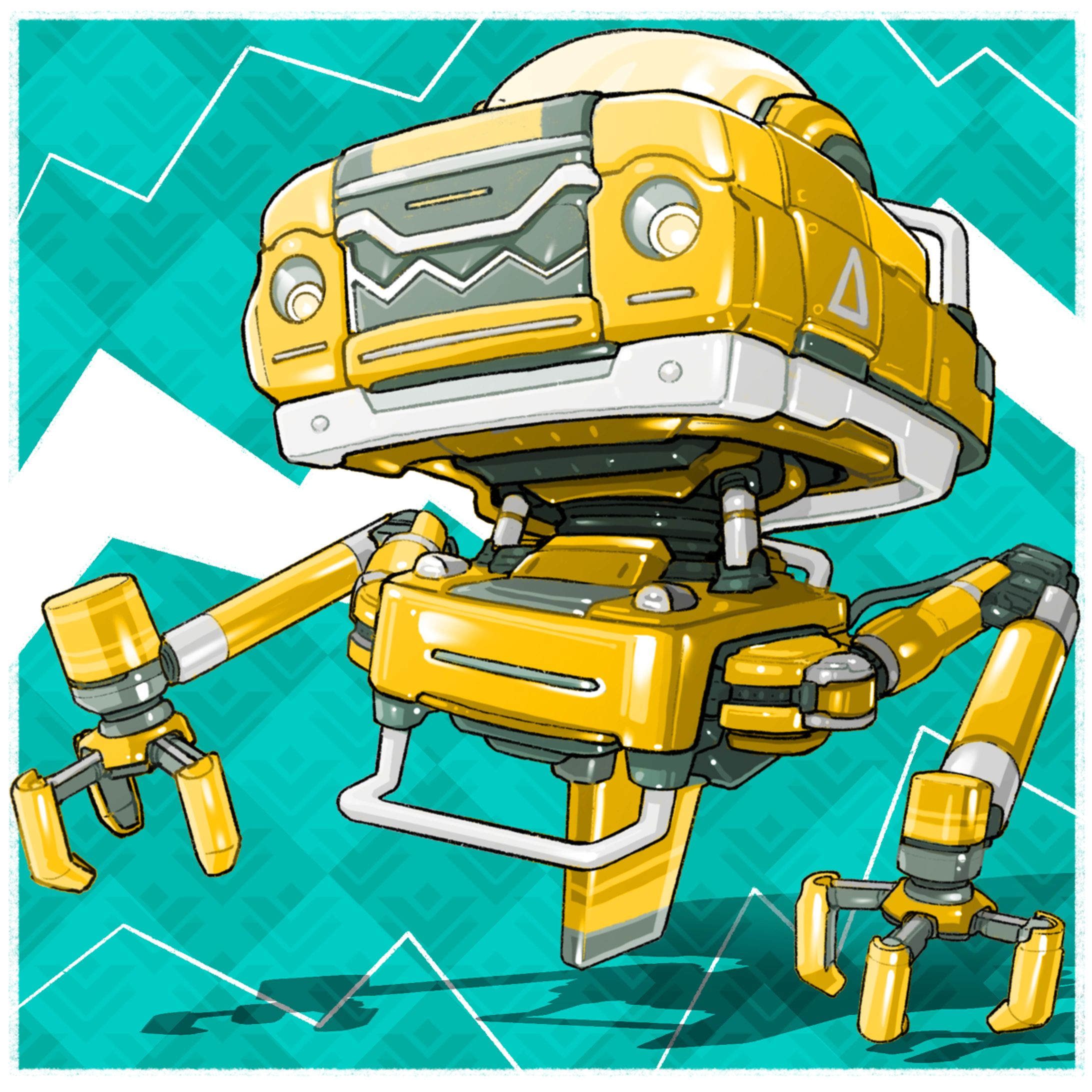 オリジナルロボットイラスト　３点-1