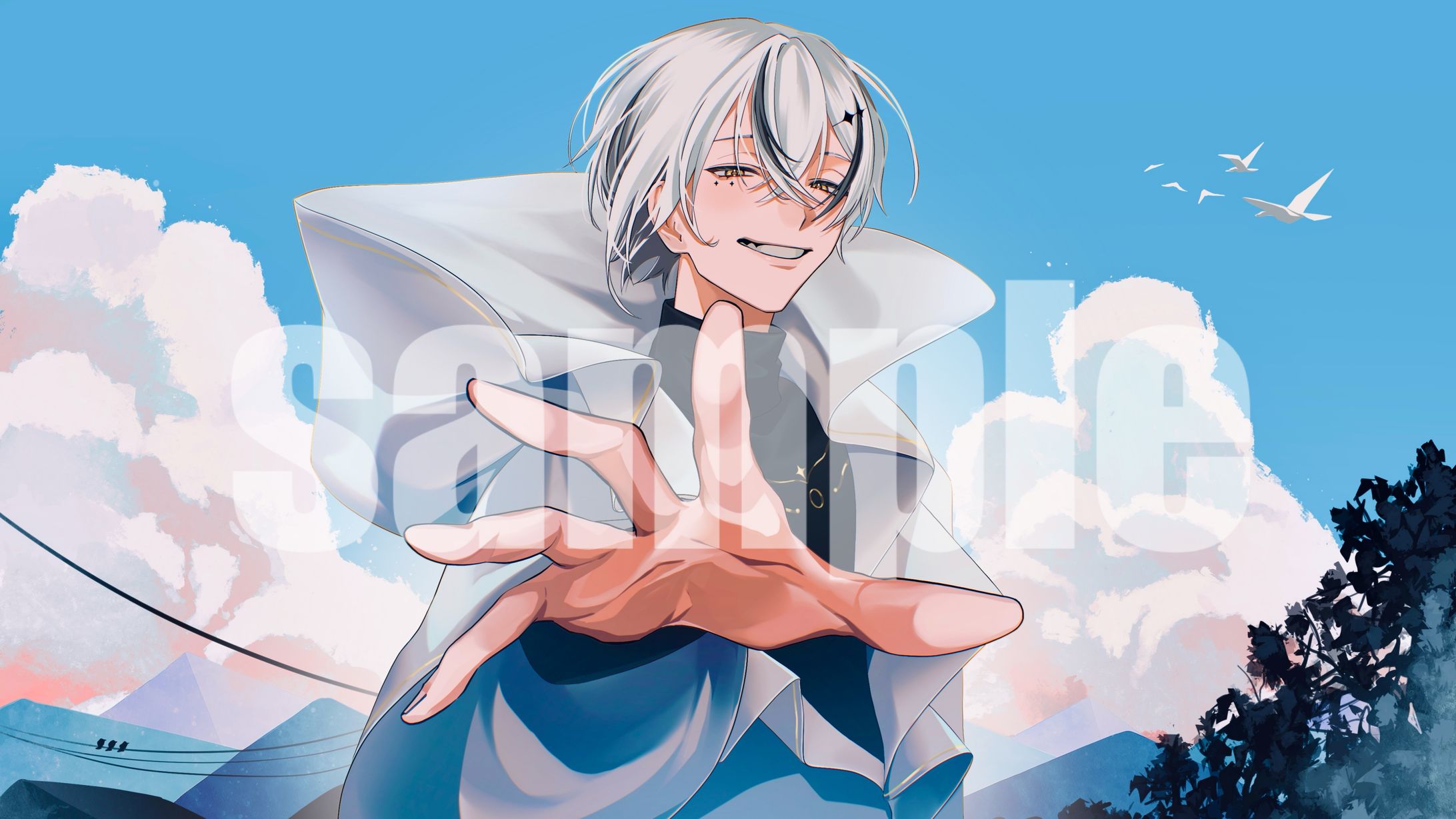 【お仕事】オリジナル楽曲用MVイラスト-1