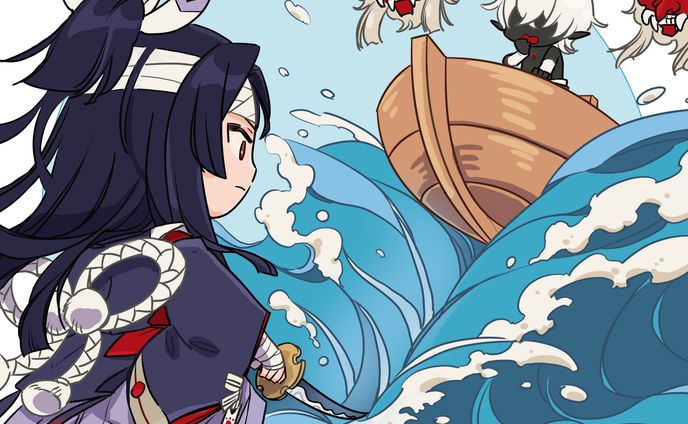 「陰陽師本格幻想RPG」weibo用イラスト