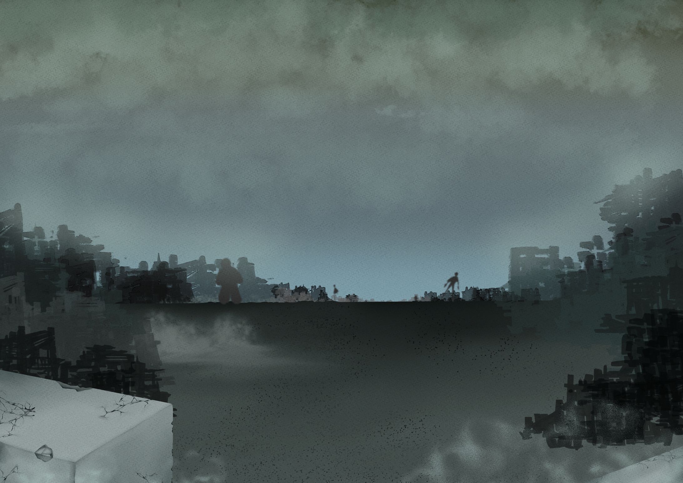 ゲーム世界観　背景イラスト-1