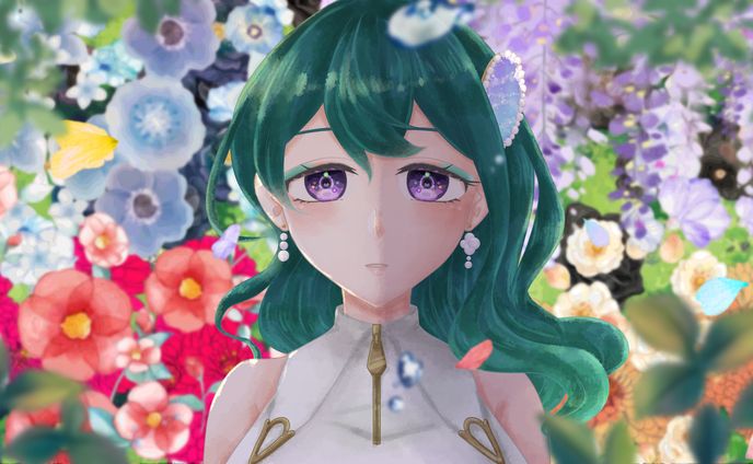 私は、私達は 歌ってみた動画用イラスト