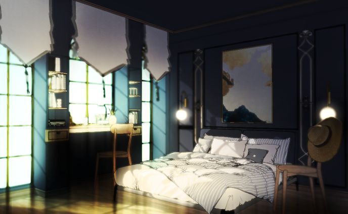 Bed Room / Webtoon BG Study