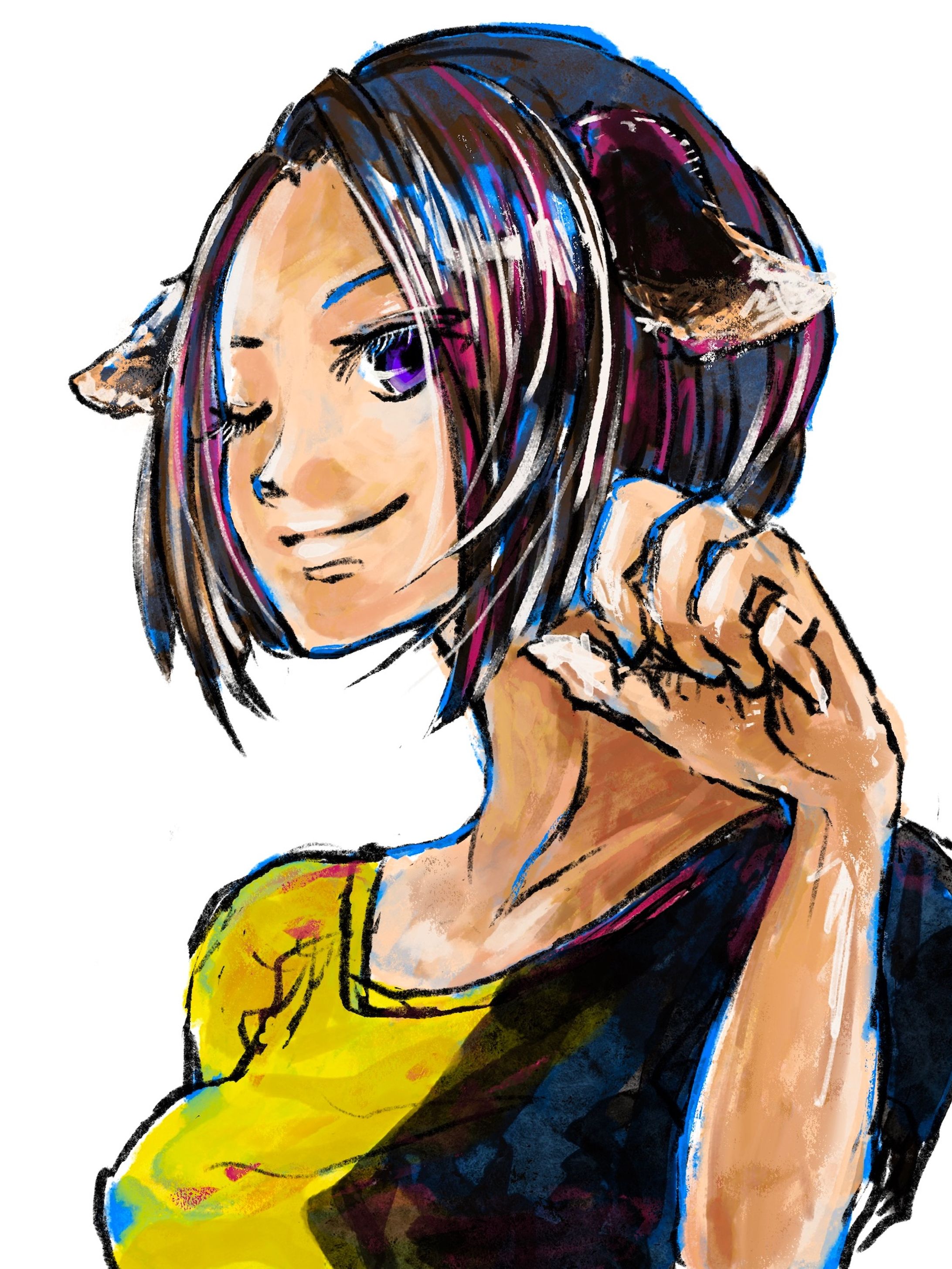 厚塗り オリジナルキャラクター-1