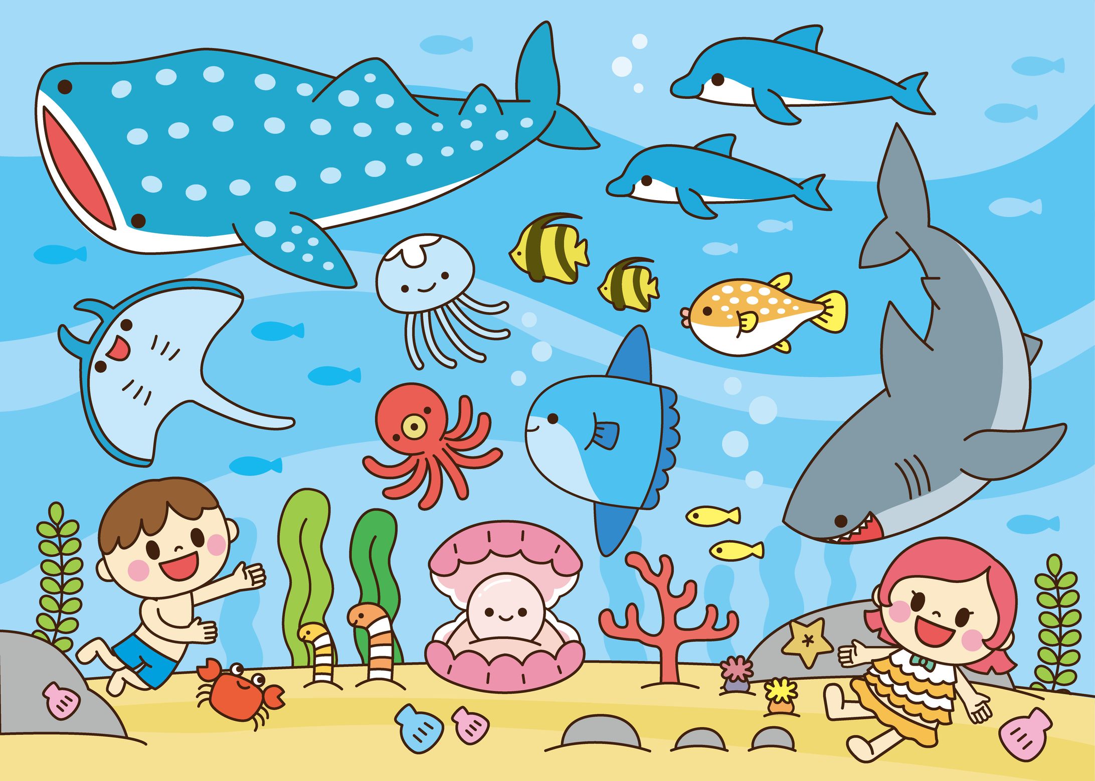 海の中-1