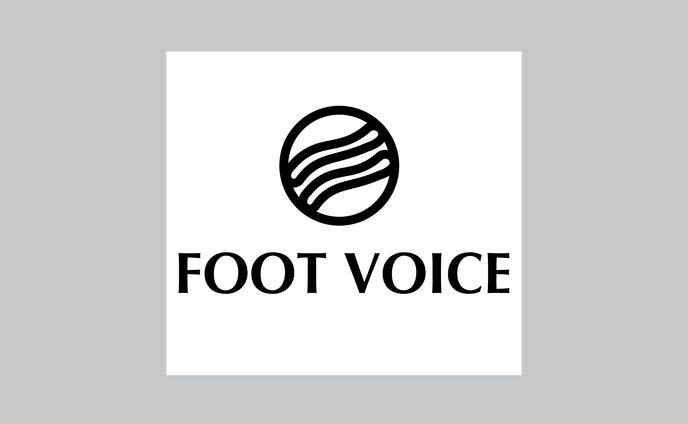 footvoice様　ロゴ