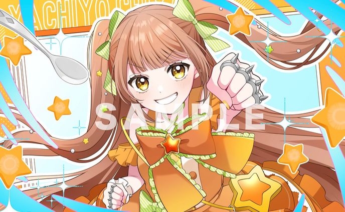 《studio Lit.》八千代ちや様　オリジナル曲「Magicurry⭐︎Fighter」MV用イラスト