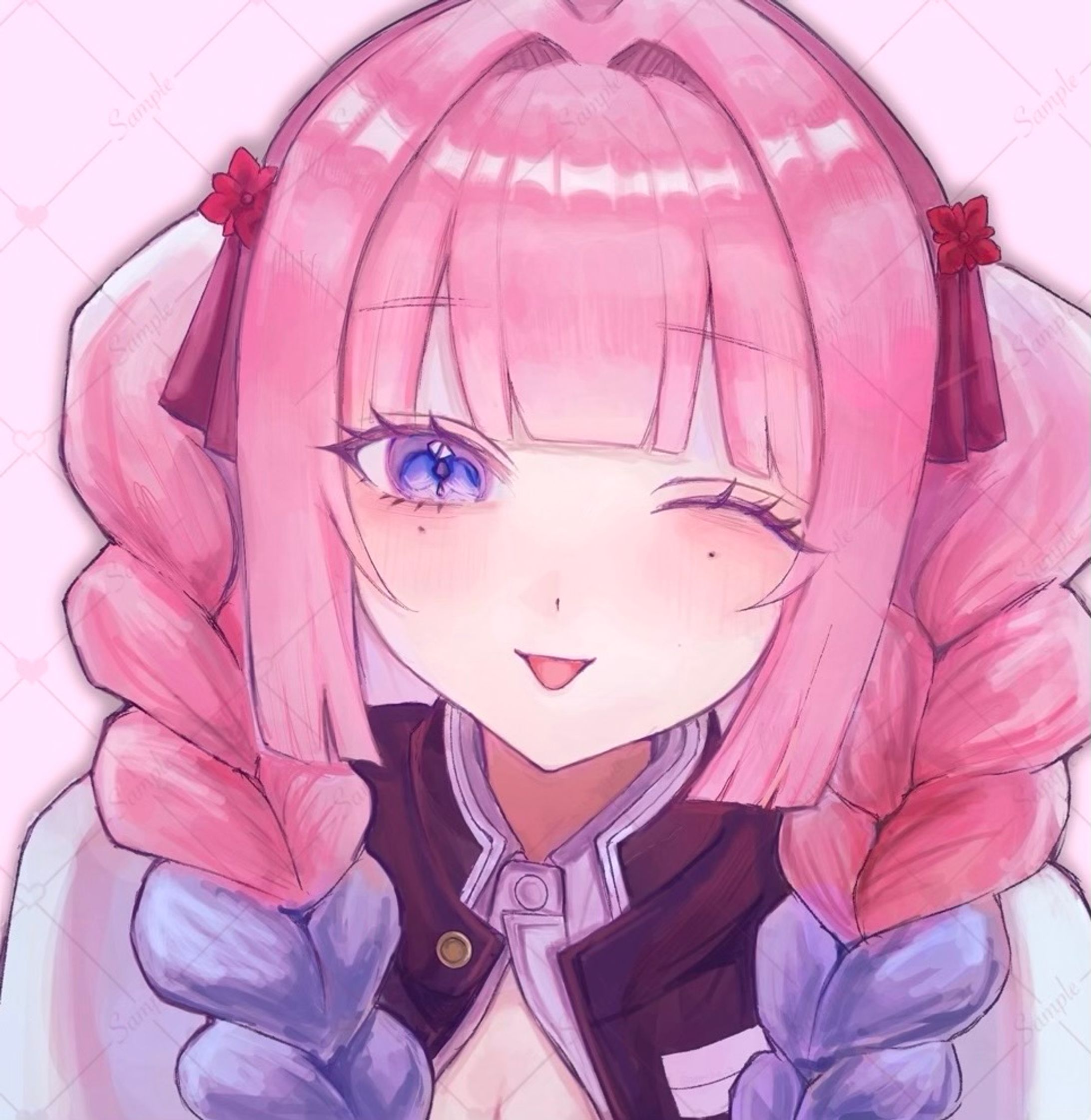 通常イラスト1人+👀B-1