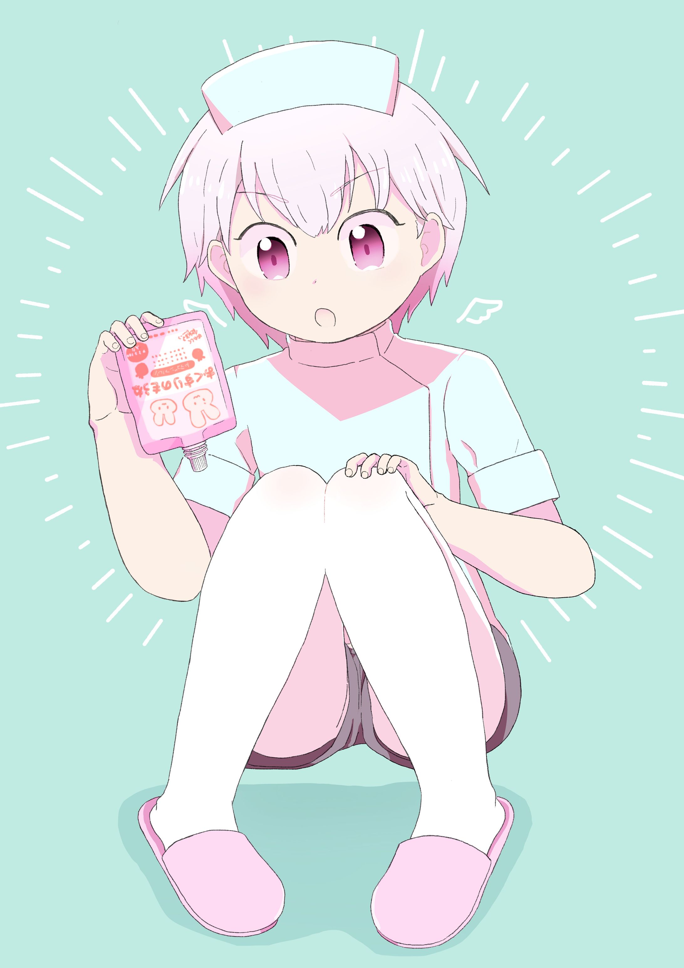 薬を飲まない僕を怒ってくれてお薬飲ませてくれる少年ナースくん-1