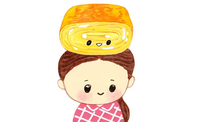 たべもの似顔絵