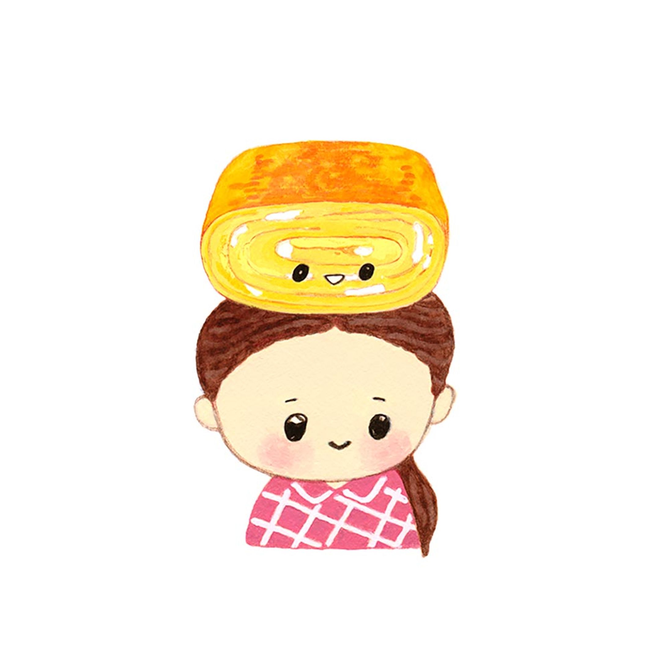 たべもの似顔絵-1