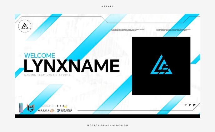 MOTION GRAPHIC DESIGN // LYNX e-sports 
