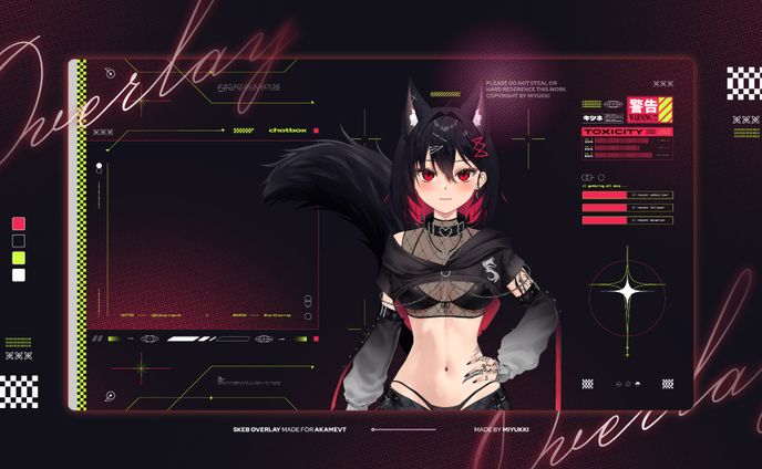 Akame - Skeb Overlay 