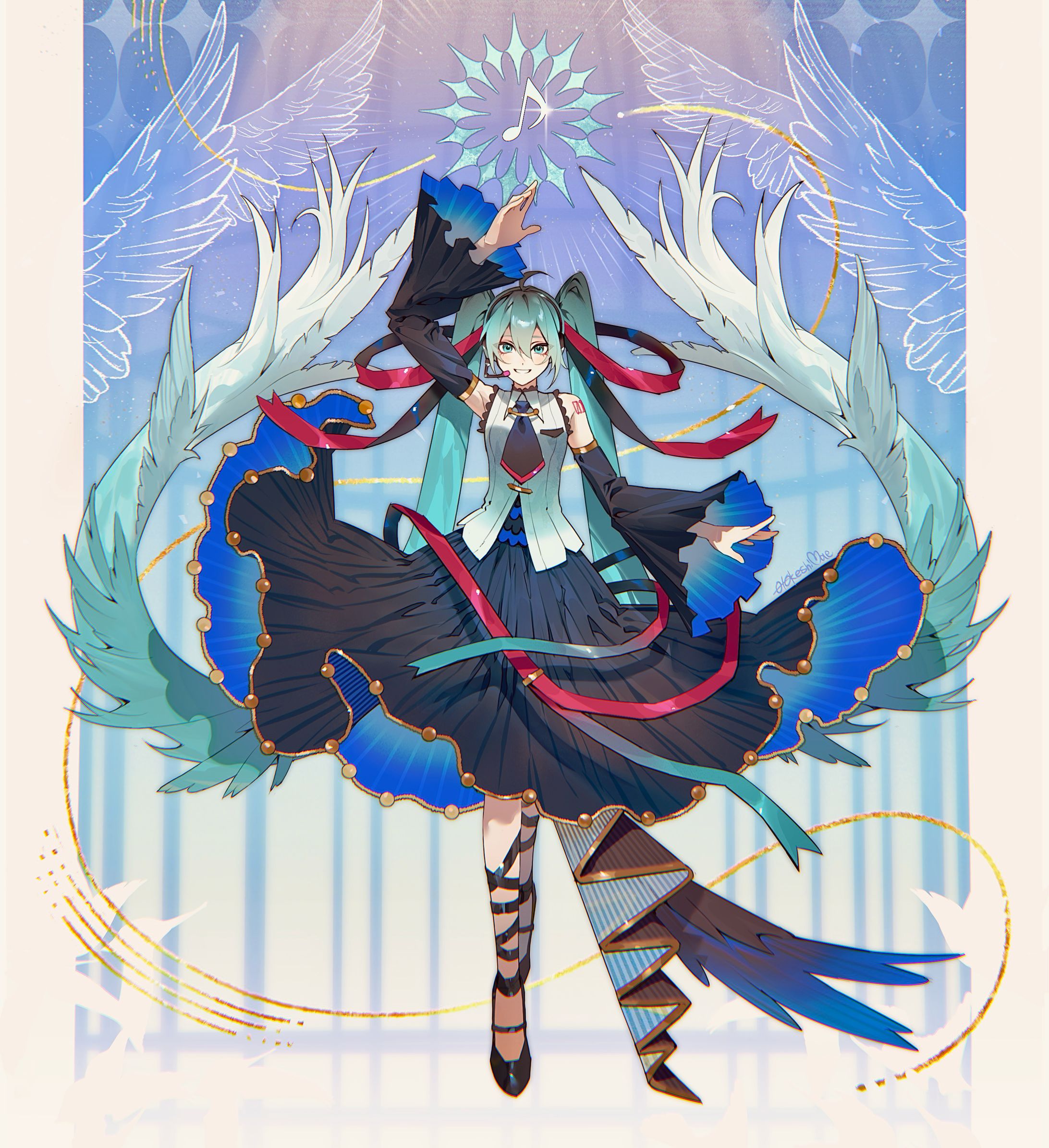 【fanart】Hatsune Miku【ミクの日】-1