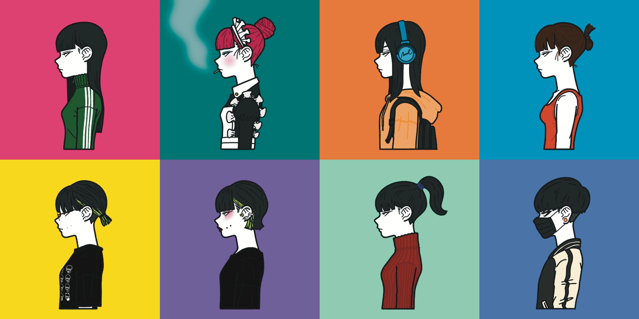 【オリジナル】「個性ガール」-1