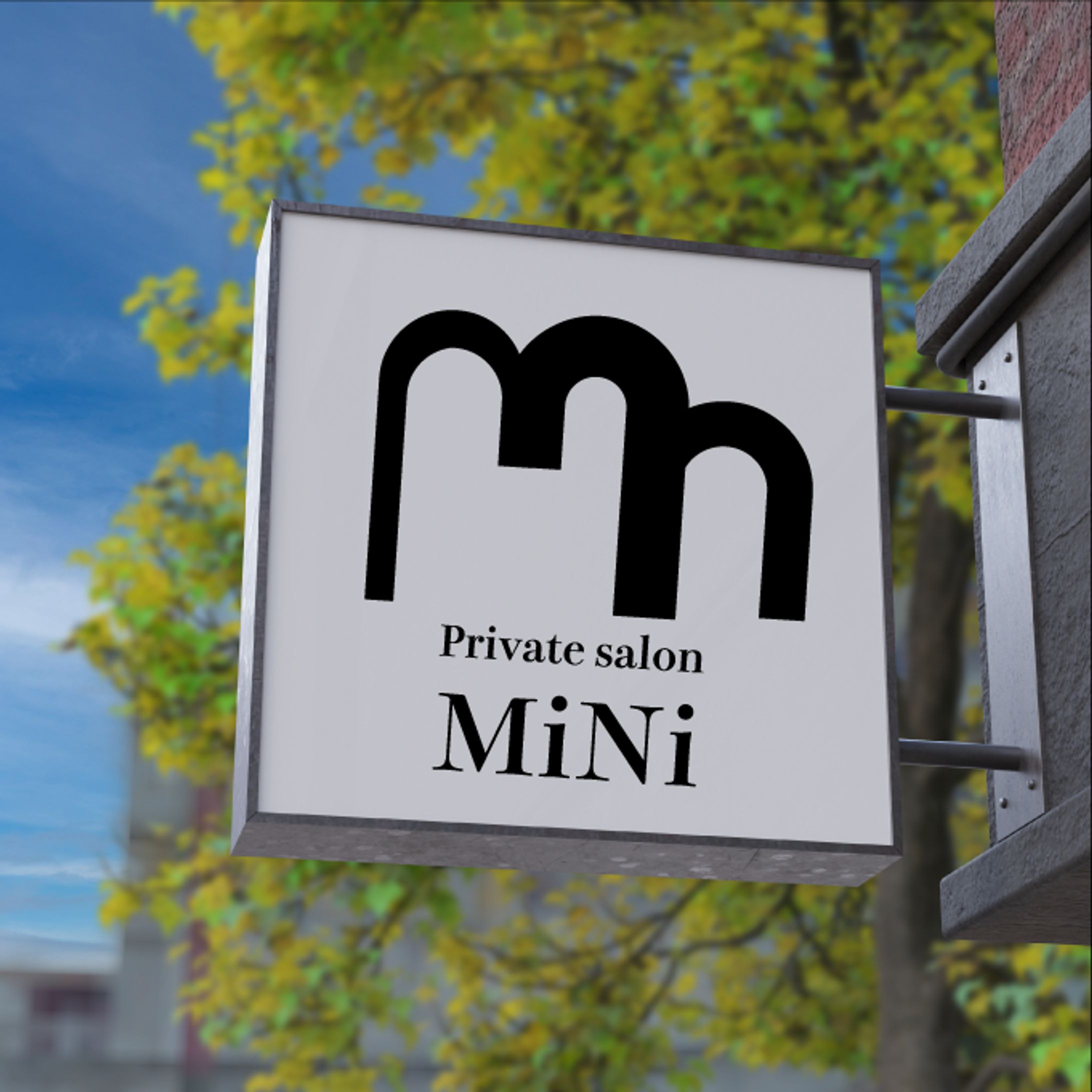 実績　private salon MiNi 様　ロゴ-1