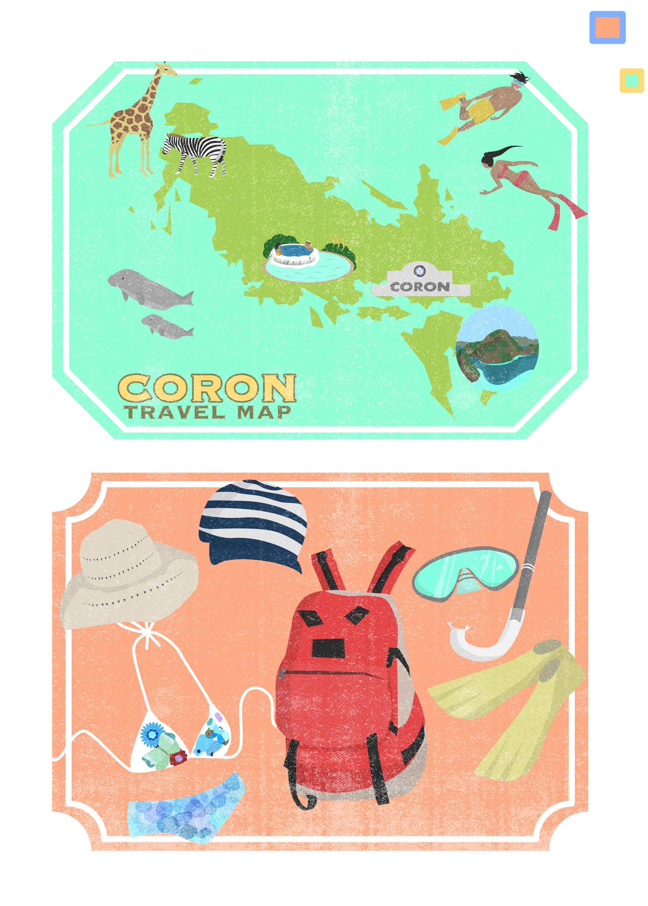 コロン島の地図-1