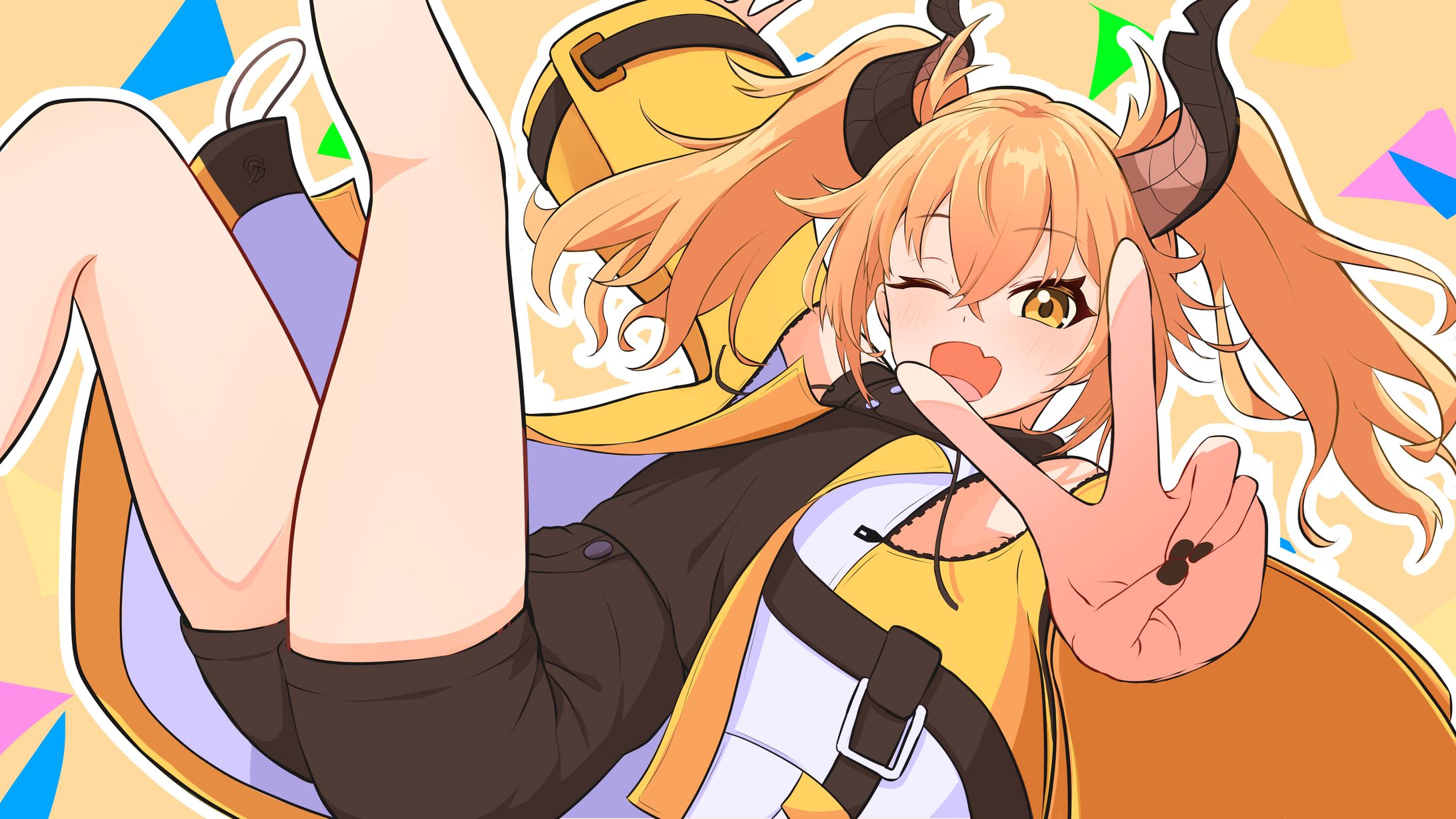 【イラスト】Vtuber　カガセ・ウノ　FA-1