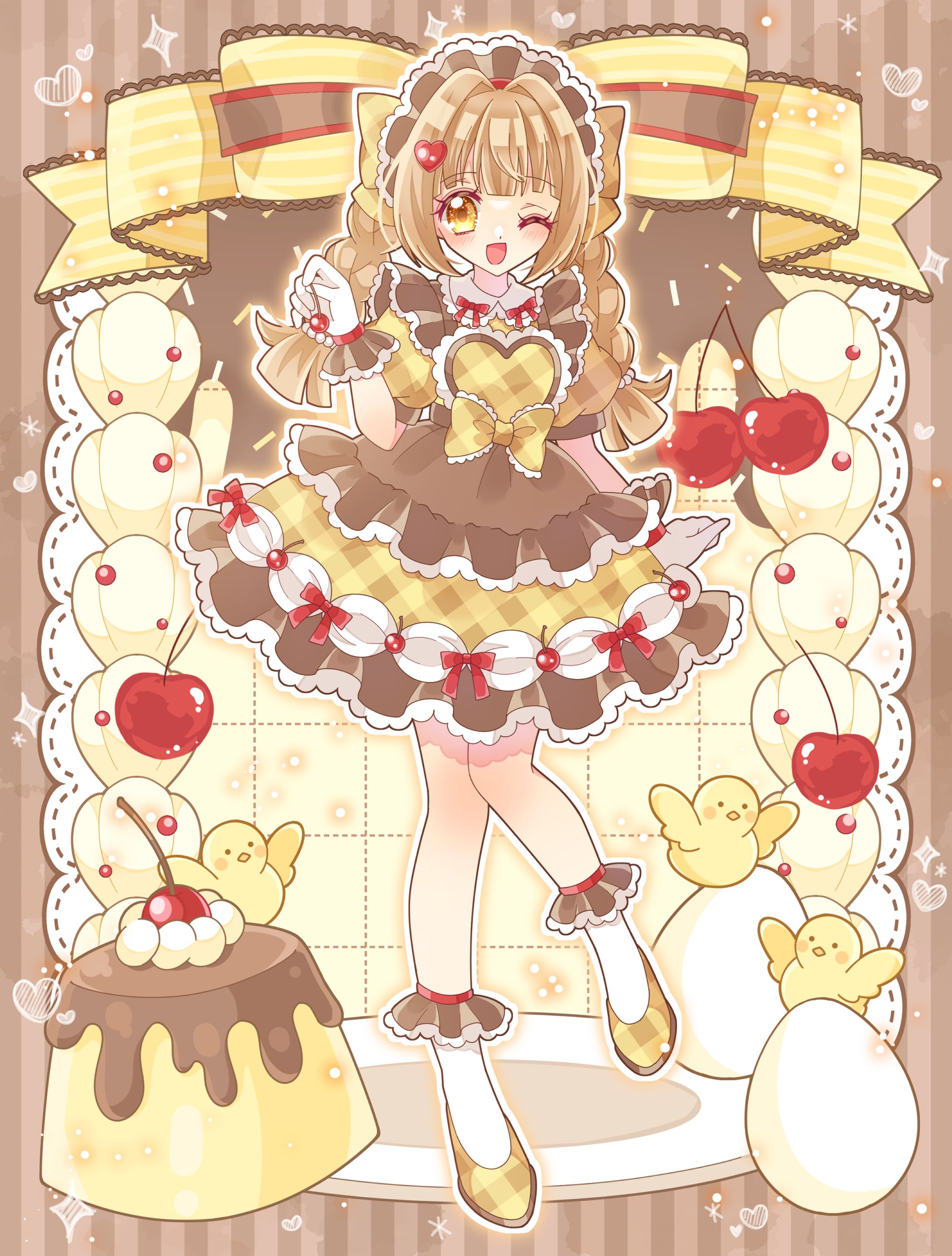 自主制作_メイドの日2024イラスト-1