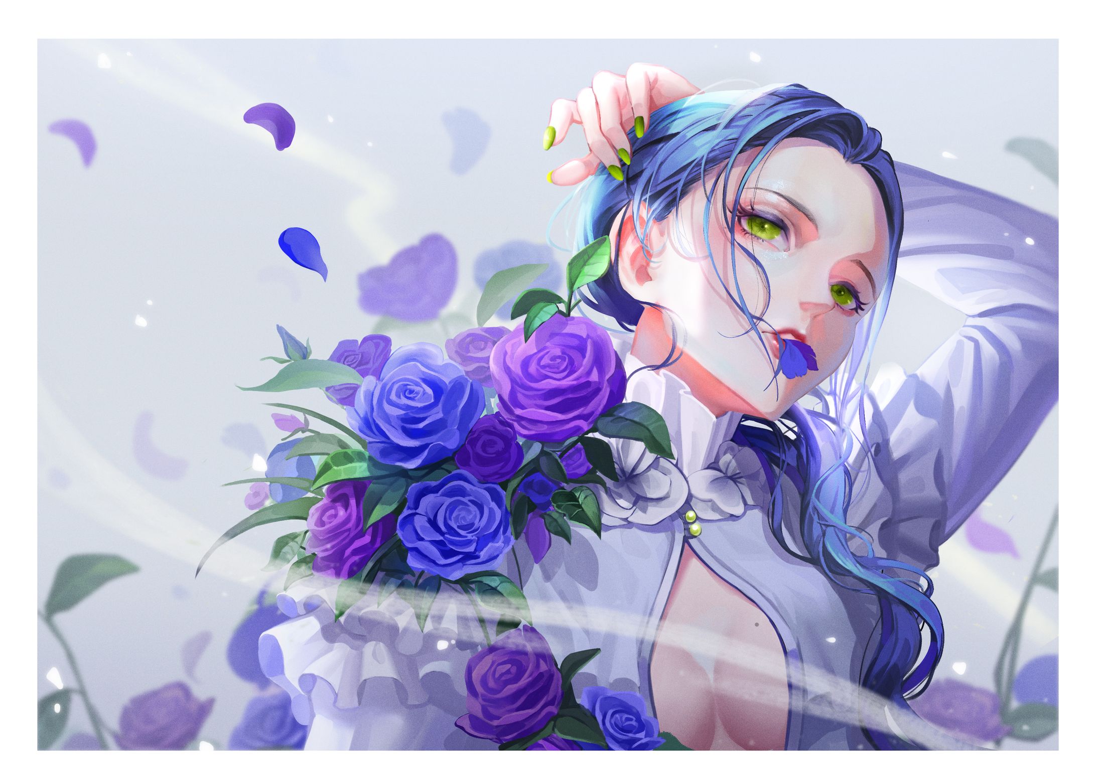 Blue rose-1