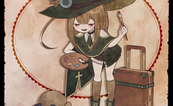 『土筆座』ドリップパックイラスト